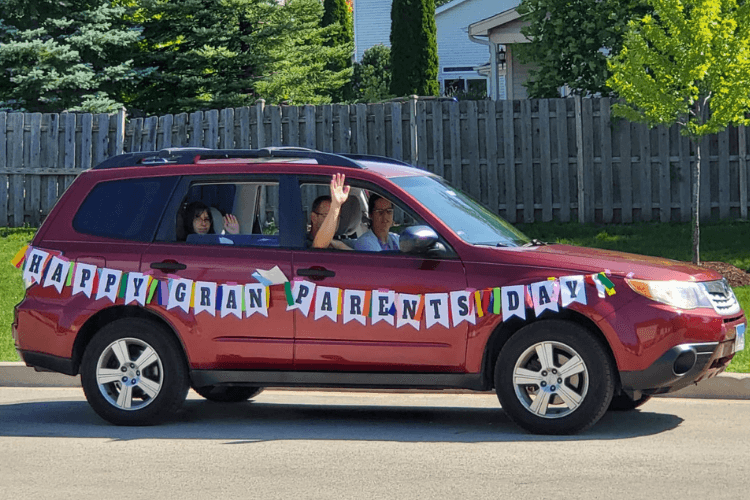 Arbor Terrace Naperville Celebrates Grandparents with DriveBy Parade